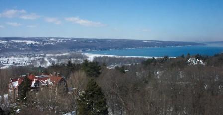 Cayuga Lake from Herbert F. Johnson Museum of Art at Cornell